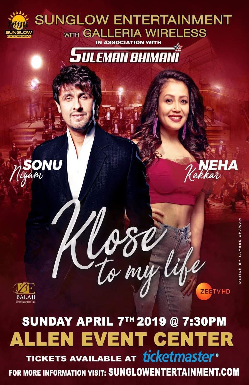 Sonu Nigam & Neha Kakkar Live in Dallas