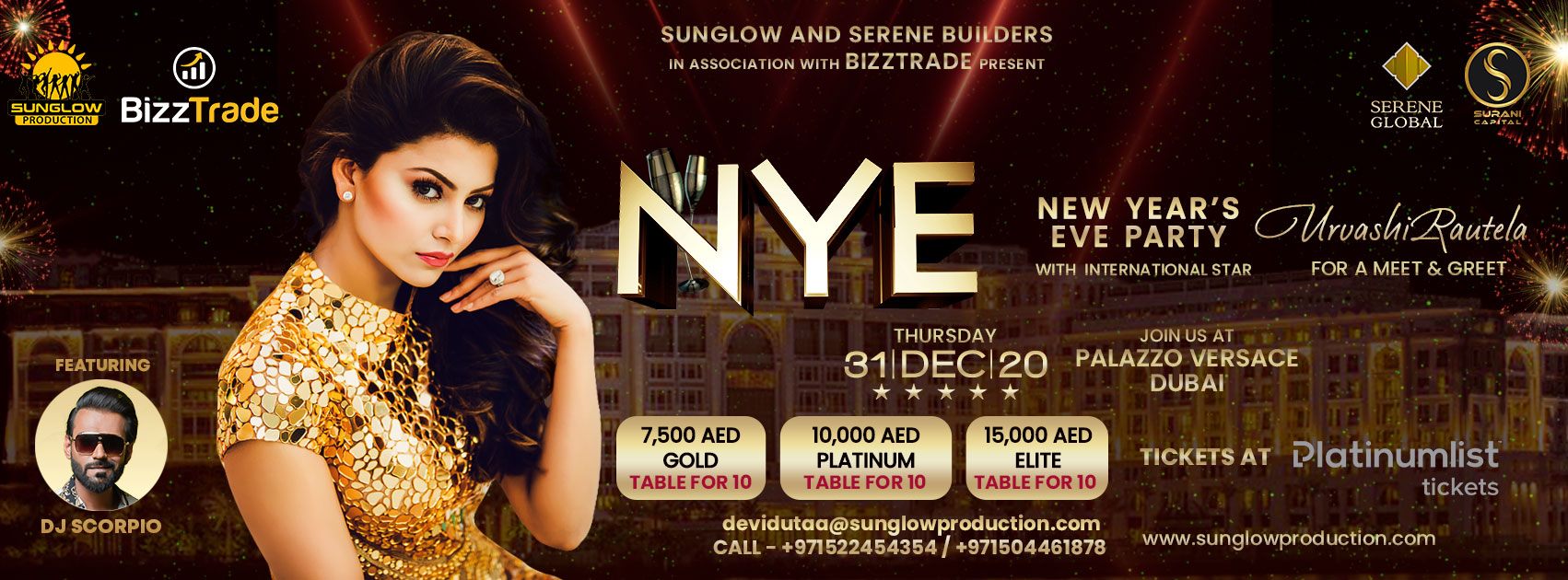 NYE PARTY URUASHI RAUTELA