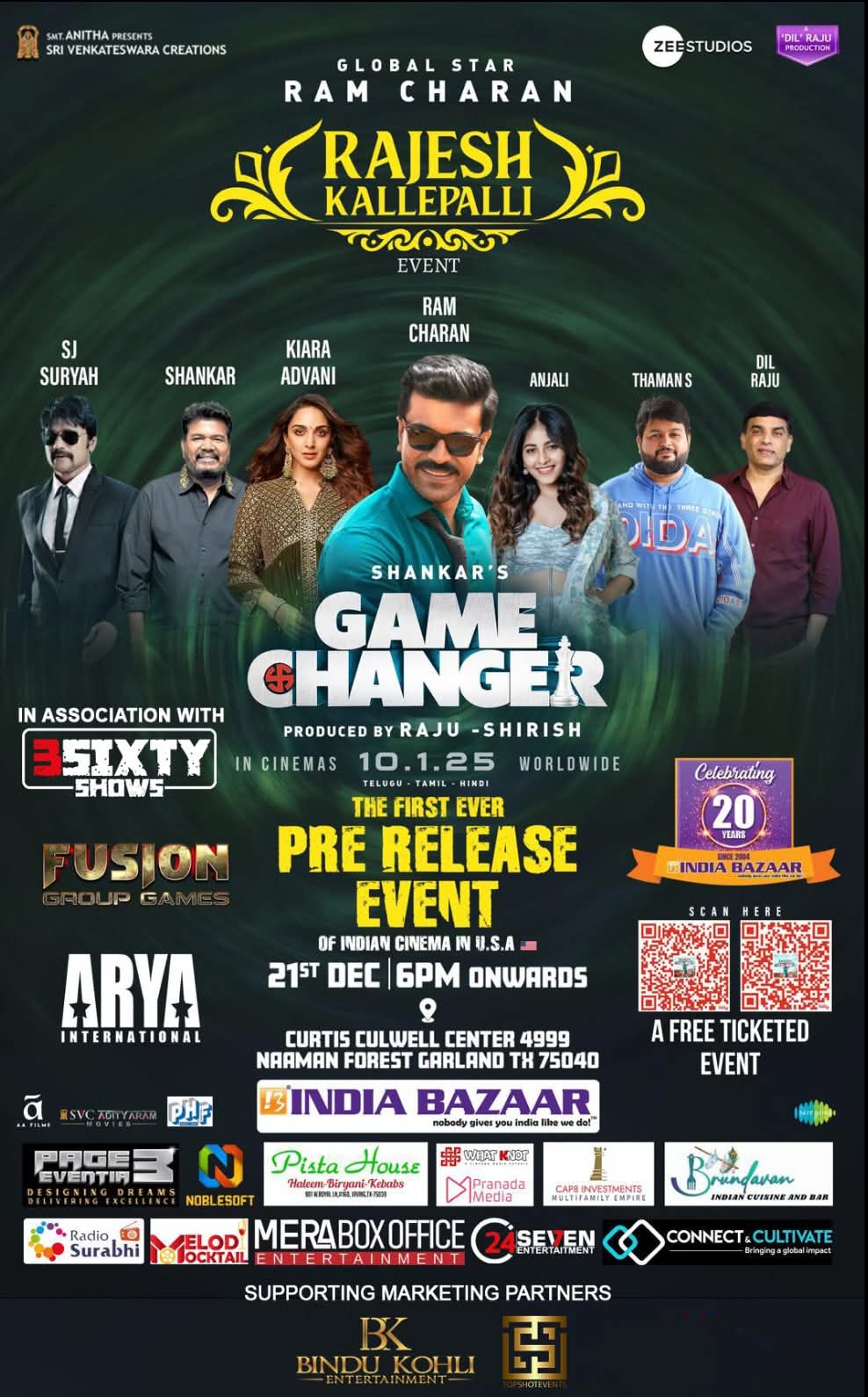 Game Changer Pre Release Event!